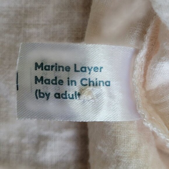Cotton Gauzy Breathable Button-Up by Marine Layer size S EUC - Picture 13 of 15
